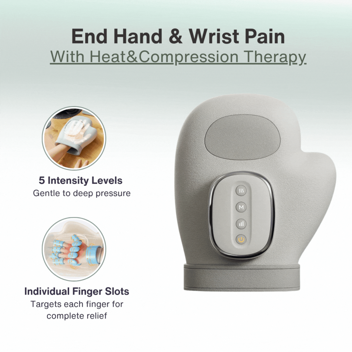 BloomCare™ Nuvra - Hand Massager with Heat Compression Therapy