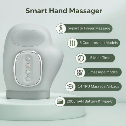 BloomCare™ Nuvra - Hand Massager with Heat Compression Therapy