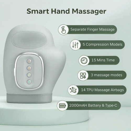 BloomCare™ Nuvra - Hand Massager with Heat Compression Therapy