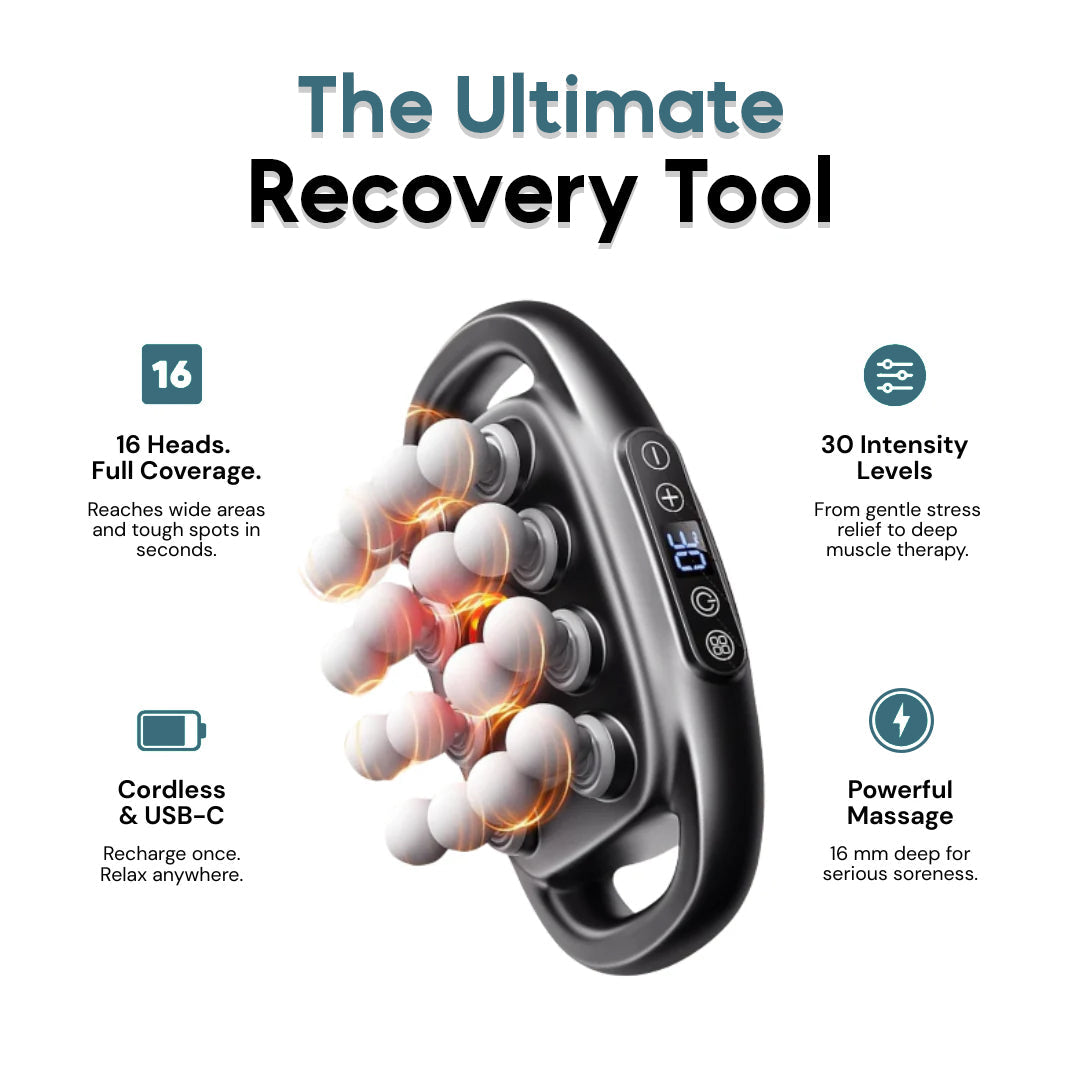 BloomCare™ Revibease 16-Head Massage Gun