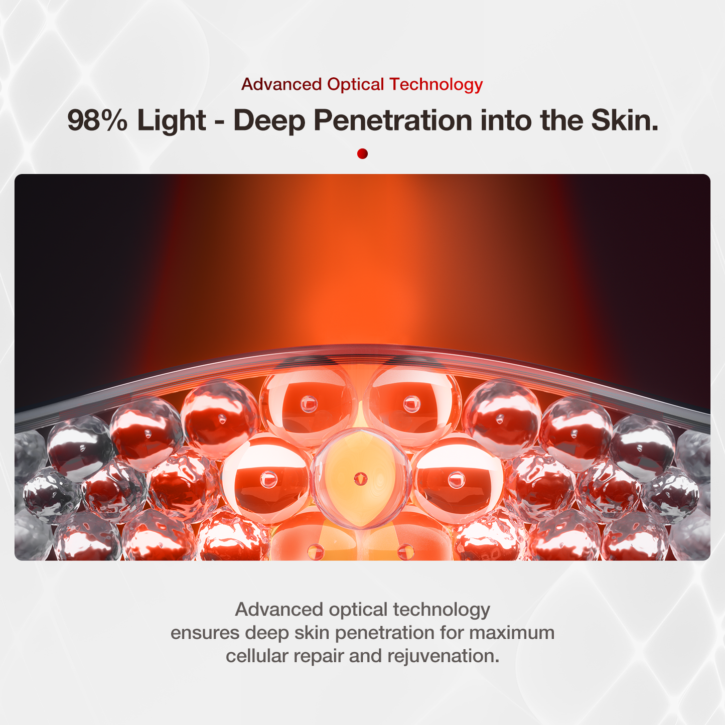 Bloomcare™ JOVS Red LED Light Therapy Face Mask