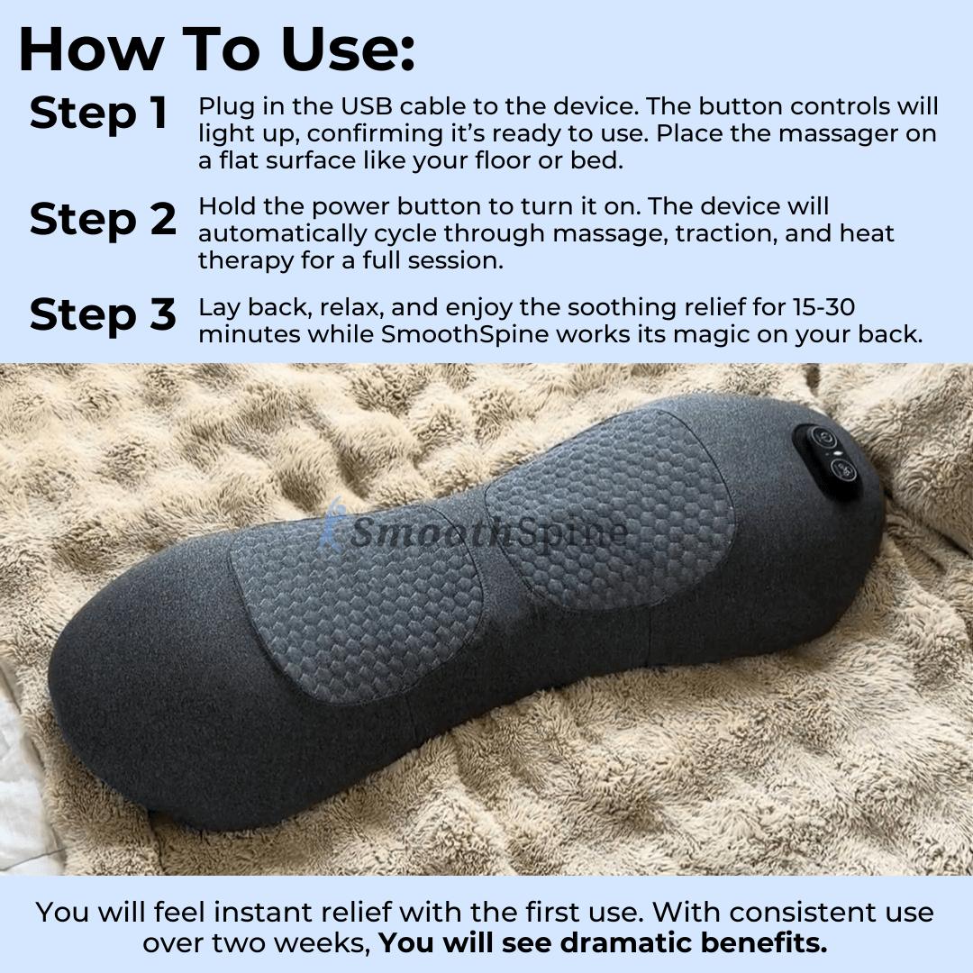 BloomCare™ SmoothSpine - Triple Fusion Massager