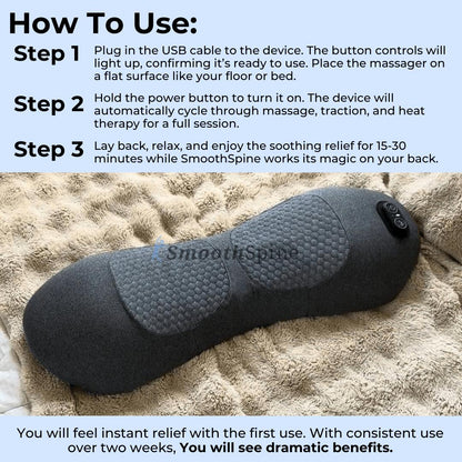 BloomCare™ SmoothSpine - Triple Fusion Massager